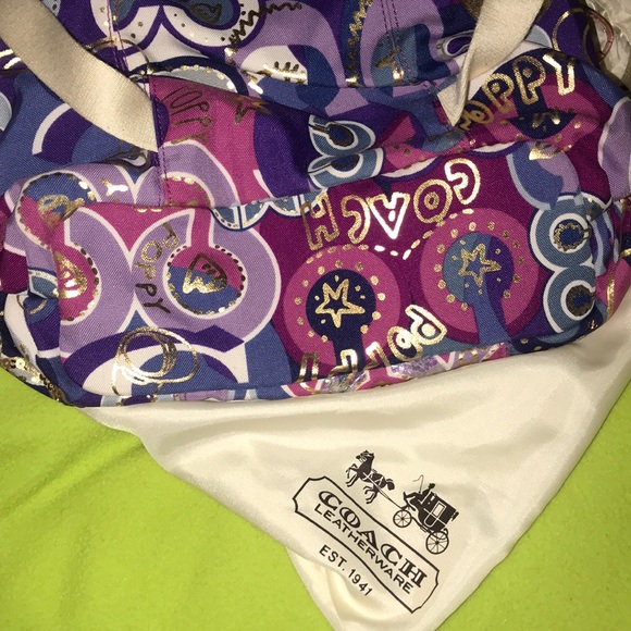 **COACH** 🌼POPPY🌸 BACKPACK/ PURSE **BNWOT** - Picture 6 of 8